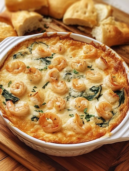 Creamy Shrimp and Crab Spinach Dip – Rich & Irresistible