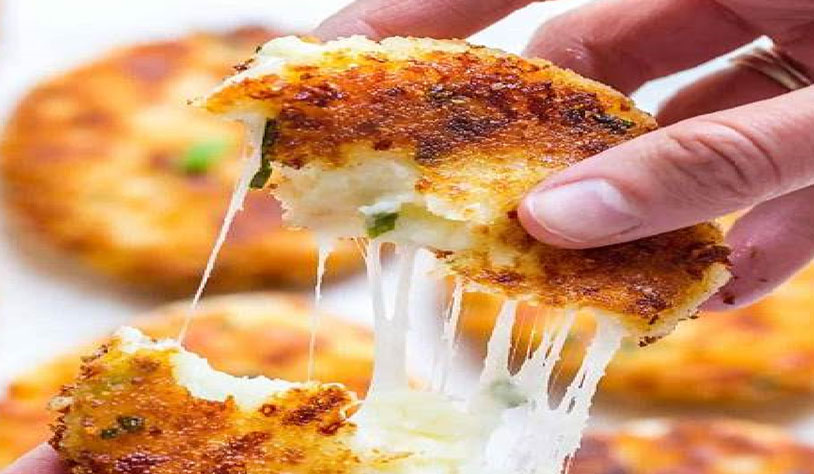 Cheesy Potato Pancakes Recipe Crispy, Gooey & Easy to Make3